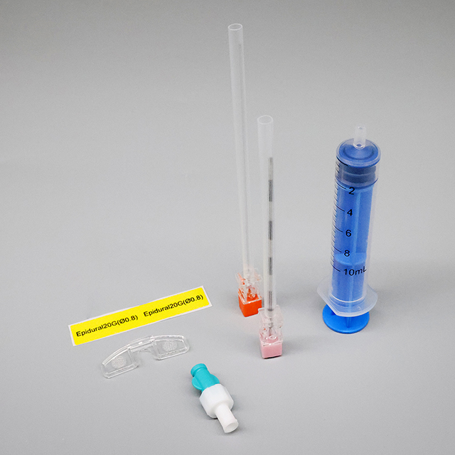 Kit de anestesia epidural espinal combinado desechable médico 