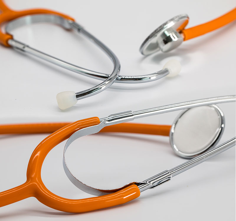 Estetoscopio de cabeza individual de 800
