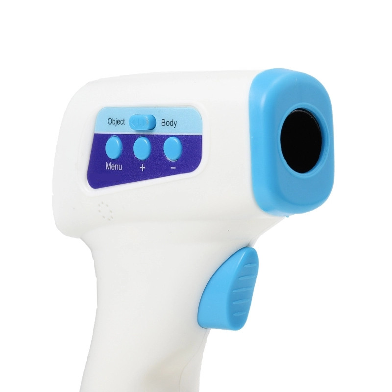 Termómetro infrarrojo digital electrónico sin contacto aprobado por la CE para la fiebre
