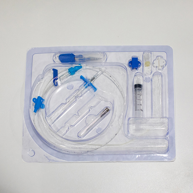 Kit de catéter central insertado periférico de PU desechable Kit de línea PICC de catéter PICC