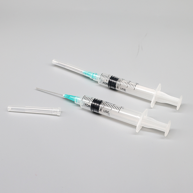 Jeringa desechable de desactivación automática de 5 ml
