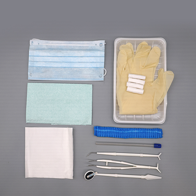 Kit de examen dental Kit de instrumentos dentales desechables