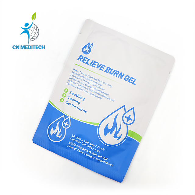 Apósito médico para heridas de hidrogel, apósito para quemaduras, apósito estéril de gel para quemaduras Burncare