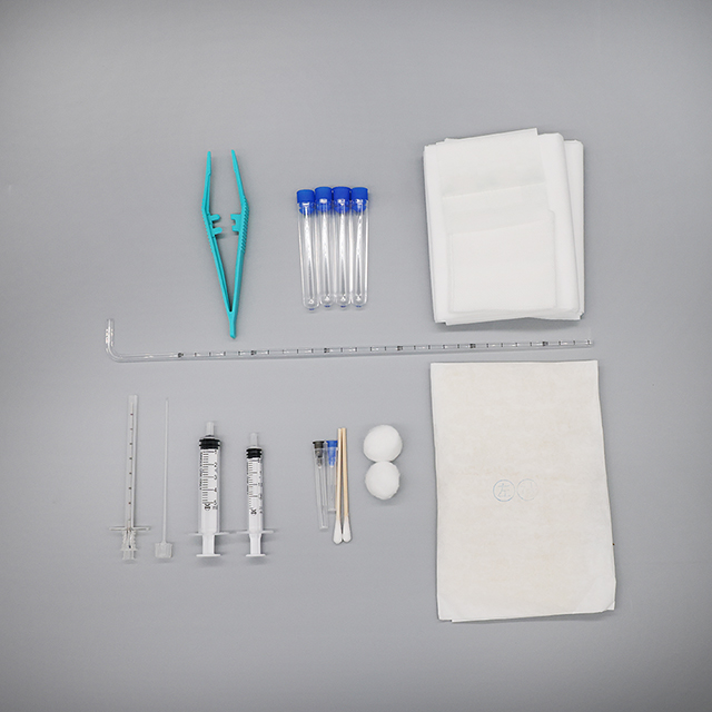Kit de punción desechable Kit de punción estéril de un solo uso para procedimientos hospitalarios y clínicos