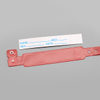 Banda disponible de la identificación de las pulseras de la identificación del paciente del parte movible del PVC