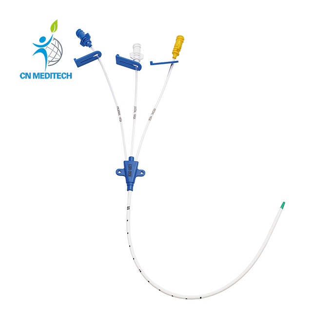 Catéter CVC venoso central con lumen de línea central simple/doble/triple médico desechable 