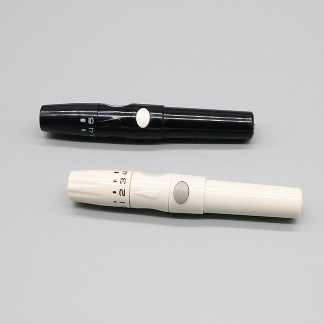 Pluma automática médica de lanceta de sangre Dispositivo de punción de sangre Pluma automática de recolección de sangre
