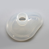 Mascarilla de respiración de anestesia transparente de silicona reutilizable médica