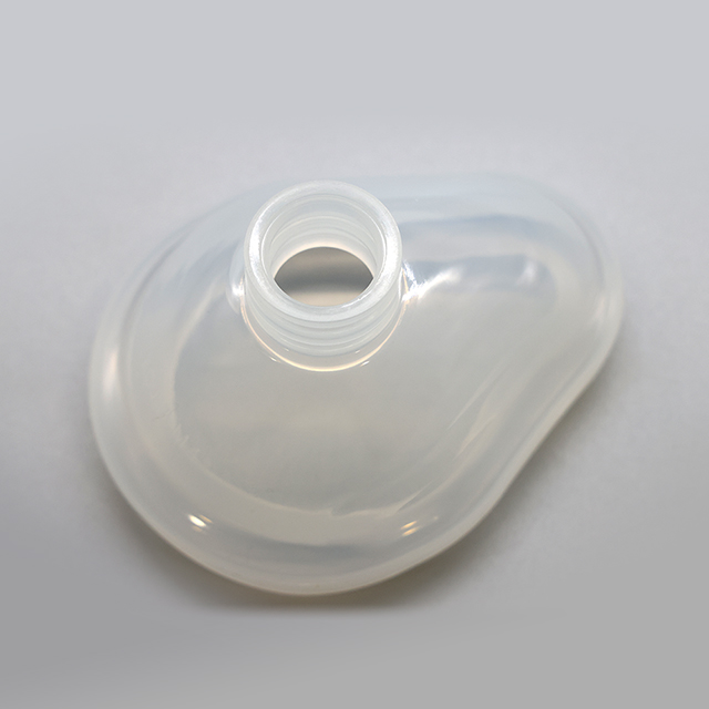 Mascarilla de respiración de anestesia transparente de silicona reutilizable médica