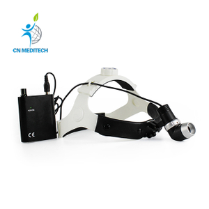 Faro LED de 5W, faro para examen ENT, brillo recargable, faro ajustable