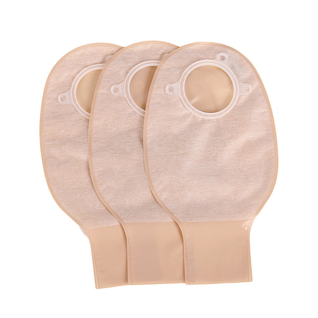 Bolsa de colostomía desechable suave de una o dos piezas
