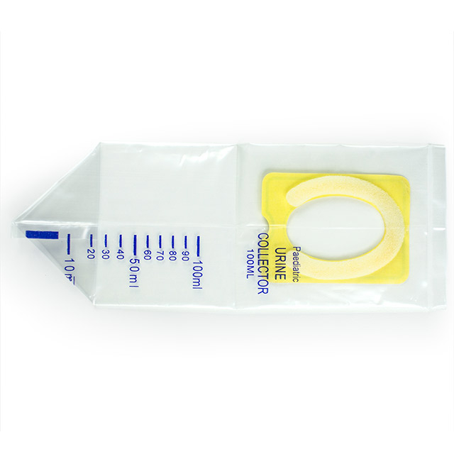 Bolsa de colectoína de orina pediátrica desechable de 100 ml / 200 ml