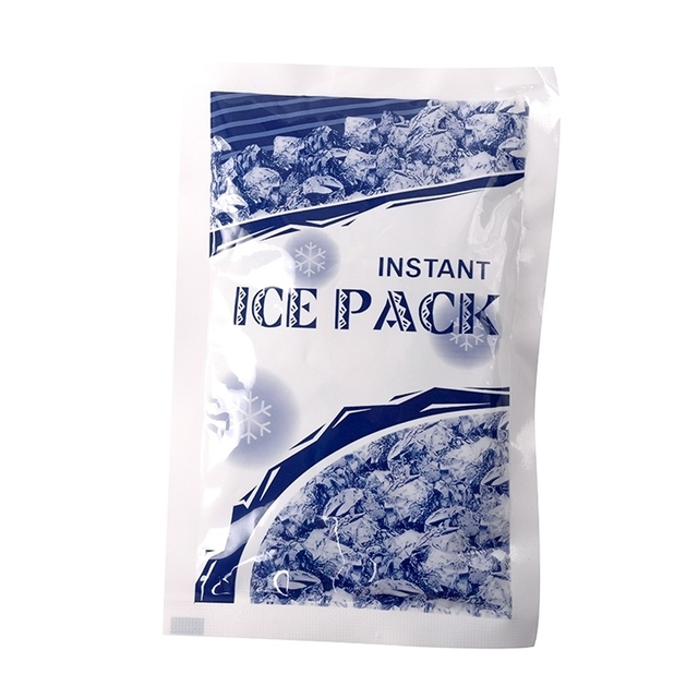 Bolsa de hielo de compresa fría instantánea desechable para primeros auxilios