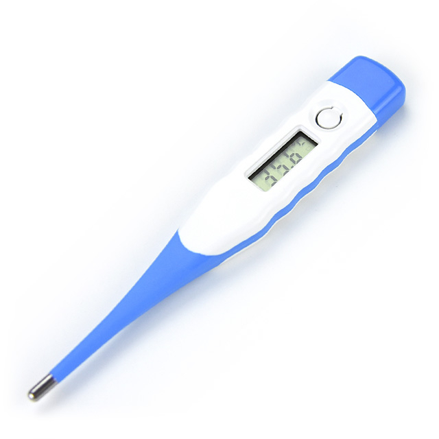 Termómetro digital de punta flexible de 60 segundos de grado médico para la fiebre