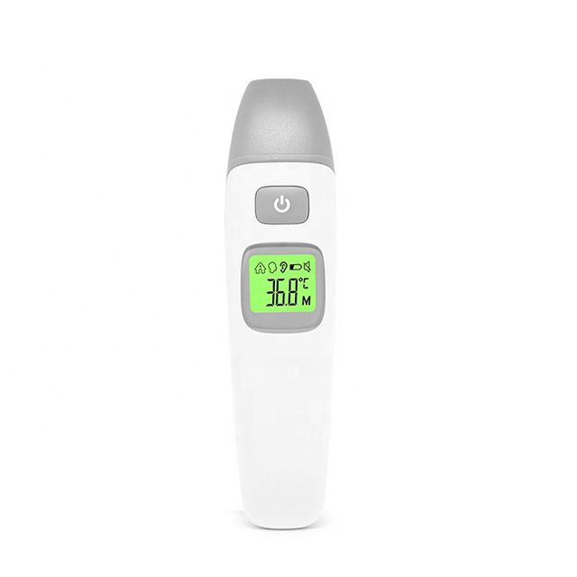 Termómetro médico digital de modo dual para la frente y el oído de prueba de fiebre