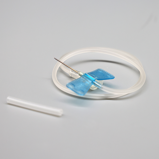 Juego de venas Luer Lock/luer Slip estériles médicas para el cuero cabelludo con aguja de mariposa