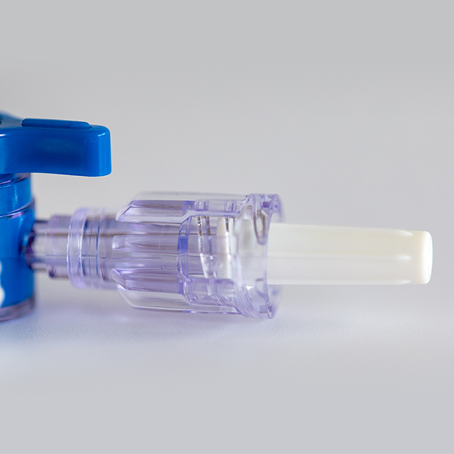 Llave de paso de infusión de tres vías médica desechable 3 con tubo de extensión