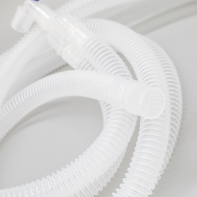 Circuito de respiración de anestesia, circuito transparente de plástico desechable médico