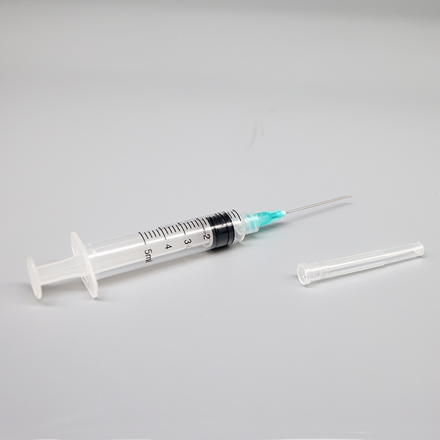Jeringa desechable de desactivación automática de 5 ml