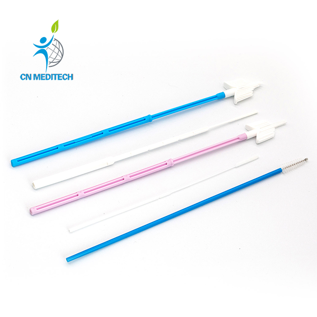 Cepillo cervical vaginal disponible del cepillo endocervical ginecológico médico de la esponja