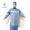 Bata quirúrgica reforzada desechable médica impermeable SMS