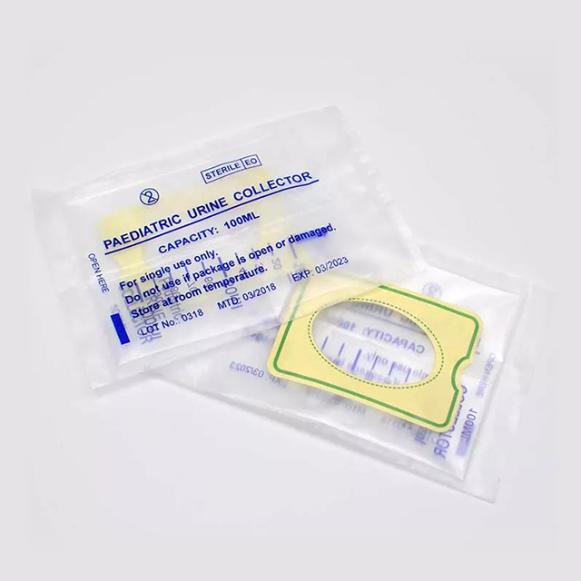 Bolsa de recogida de orina pediátrica infantil estéril desechable de 100 ml
