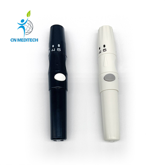 Pluma automática médica de lanceta de sangre Dispositivo de punción de sangre Pluma automática de recolección de sangre