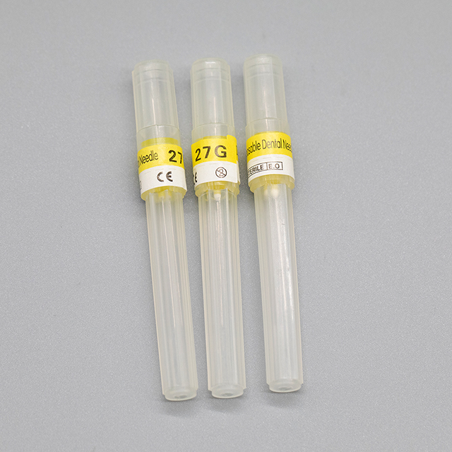 Aguja de anestesia dental estéril desechable 27G 30G 