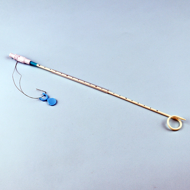 Conjunto de catéter de drenaje de nefrostomía percutánea con revestimiento hidrófilo