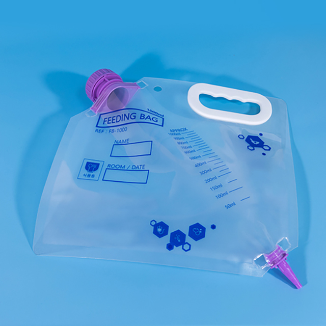 Bolso enteral disponible de la nutrición del bolso de alimentación portátil 1000ml